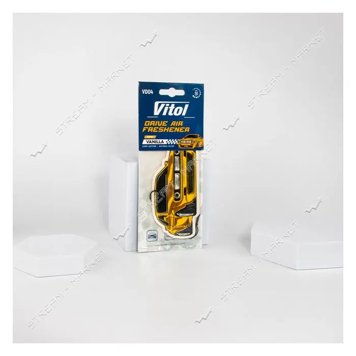 Освежитель воздуха Vitol Drive Vanilla                                                              