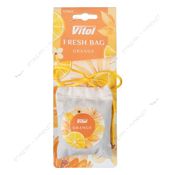 Освежитель воздуха Vitol Fresh Bag Orange                                                           