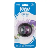 Освежитель воздуха Vitol на обдув Fresh Clips Linen плюс Lavender                                   