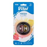 Освежитель воздуха Vitol на обдув Fresh Clips Strawberry плюс Lemon                                 