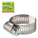 Хомут нержавейка Alloid 18-32 W2 10шт