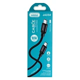 Кабель Jokade JA034 PD Type-C to Type-C 100W 1м черный                                              