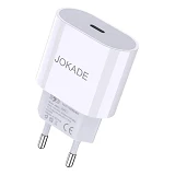 Сетевое зарядное устройство Jokade JB009 USB-C/PD25W белое                                          