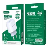 Сетевое зарядное устройство Jokade JB009 USB-C/PD25W белое                                          