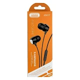 Проводные наушники Jokade с микрофоном JD017 EarPhone 3.5мм черные                                  