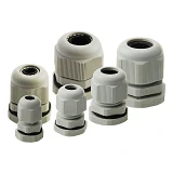 Кабельный ввод Techno Systems PG9 d4-8мм IP68 PP полипропиленовый белый                             