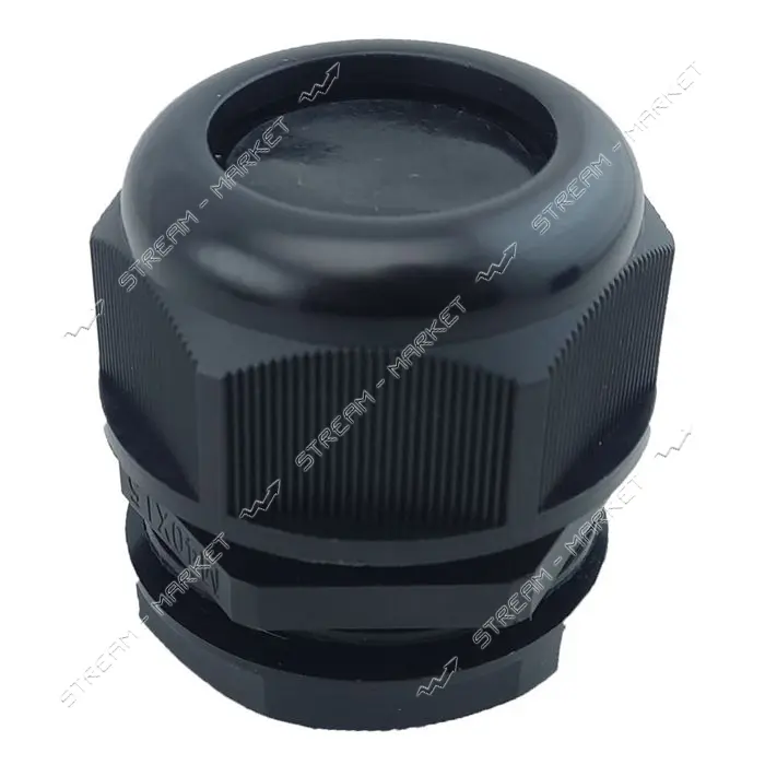 Кабельный ввод Techno Systems М16 d4-8мм IP68 PP полиамидный черный                                 