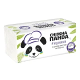 Бумажные полотенца листовые Снежная панда 2 слоя 140 листов                                         