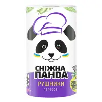 Бумажные полотенца Снежная панда Big Roll 2 слоя 1 шт                                               