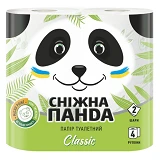 Туалетная бумага Снежная панда Classic 2 слоя 4 шт                                                  