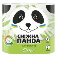 Туалетная бумага Снежная панда Classic 2 слоя 4 шт                                                  