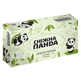 Салфетки косметические Снежная панда 2-слойные в коробке 150шт                                      