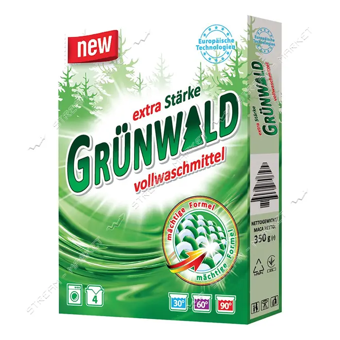 Стиральный порошок универсальный Grunwald Горная Свежесть 350г