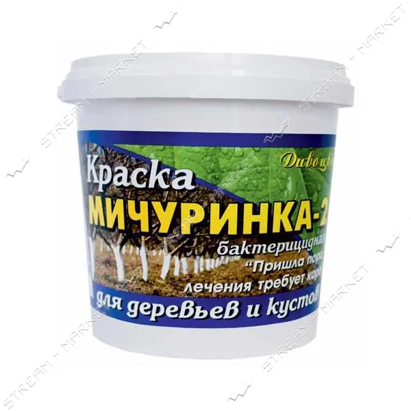 Краска для садовых деревьев Дивоцвет Мичуринка-2 готовая 4.2кг белая