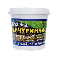 Краска для садовых деревьев Дивоцвет Мичуринка-2 готовая 1.3кг белая