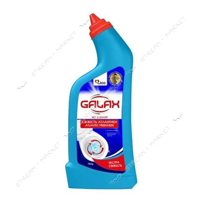 Средство для мытья унитаза Galax Das Power clean Свежесть Атлантики 750мл                           