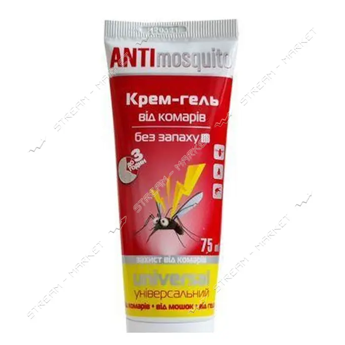 Крем-гель от комаров Anti Mosquito универсальный 75мл                                               