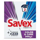 Стиральный порошок автомат Savex Premium Color&Care 300г                                            