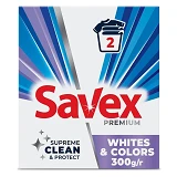 Стиральный порошок автомат Savex Premium Whites & Colors 300г
