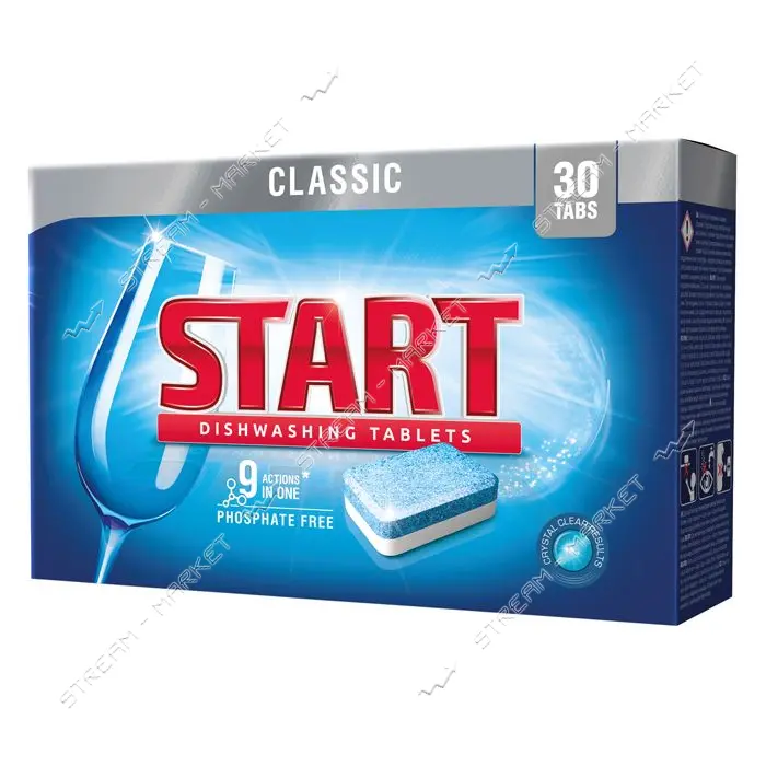 Таблетки для посудомоечной машины Start Classic 30шт