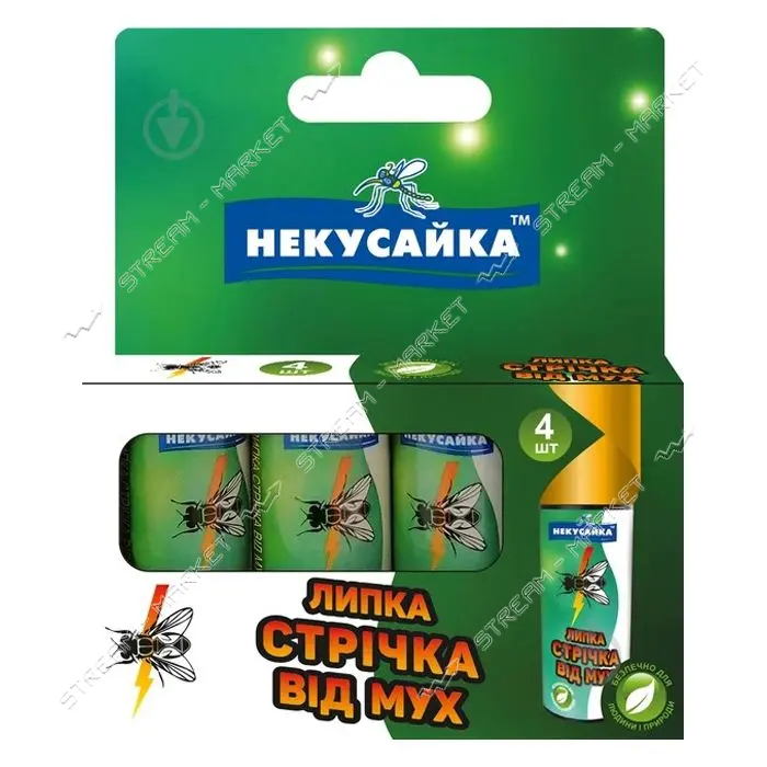 Лента липкая от мух Некусайка 4шт                                                                   