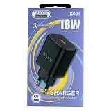 Сетевое зарядное устройство Jokade JB031 USB-A/QC3.0/18W черное                                     
