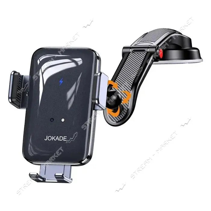 Автодержатель Jokade JH038 15W Wireless Charging Infrared черный