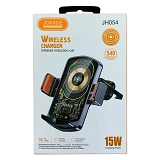 Автодержатель Jokade JH054 15W Wireless Charging черный