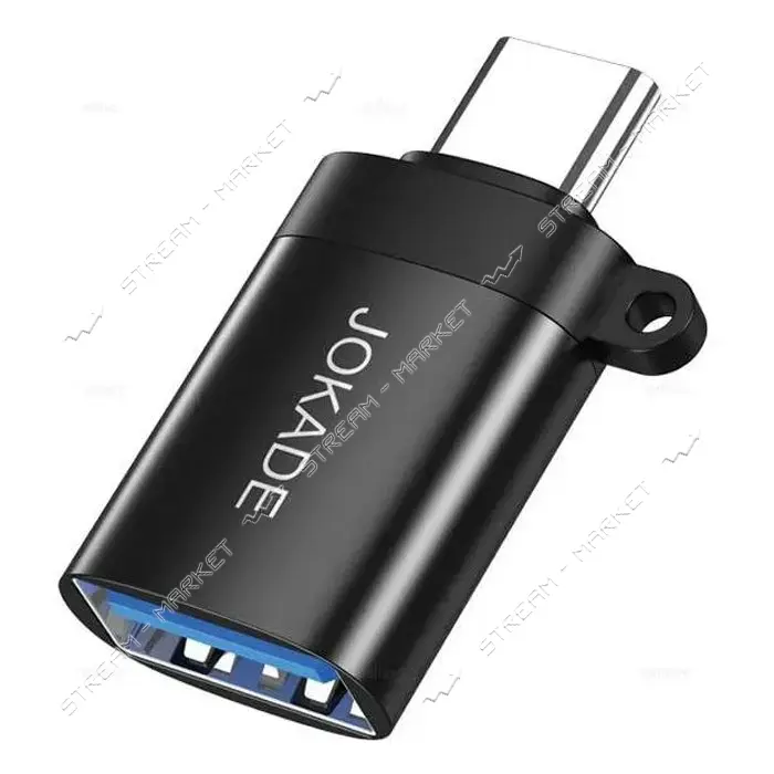 Переходник Jokade JC019 USB на Type-C 3.0 18W черный                                                