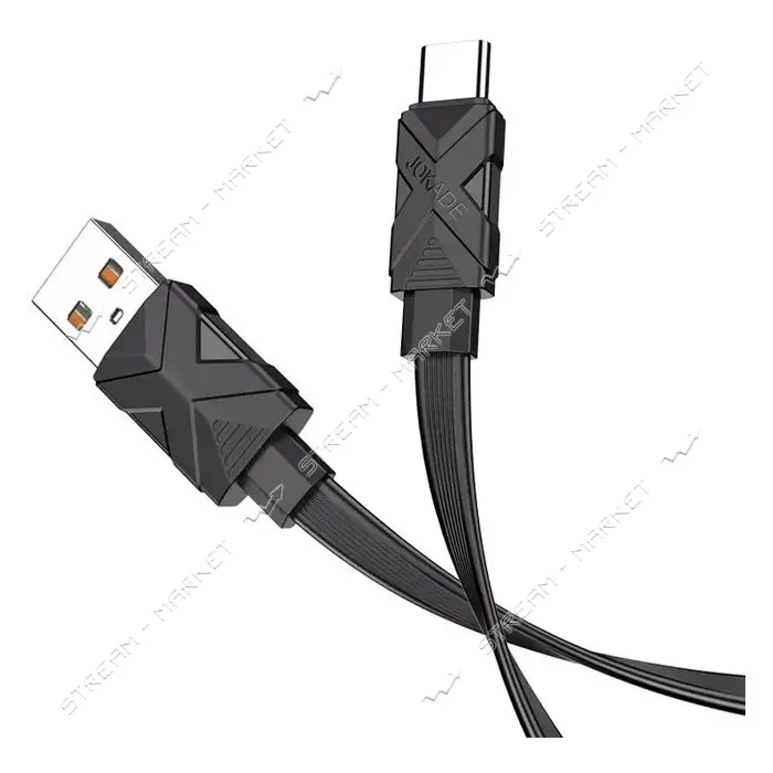 Кабель Jokade JA021 Type-C 5A 1m Silicone черный                                                    