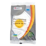 Респиратор с клапаном FFP-2 код-2K-N желтый Днепр