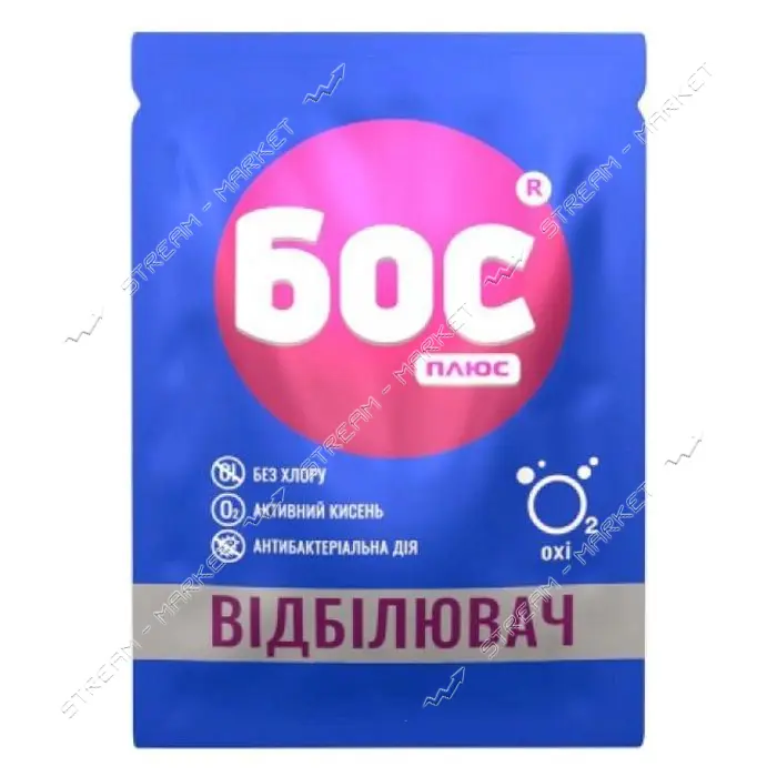 Отбеливатель БОС плюс Oxi кислородный для белых тканей 50г                                          