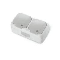 Блок розетка с зазем/розетка с заземлением Viko 5588 Palmiye Water Proof                            