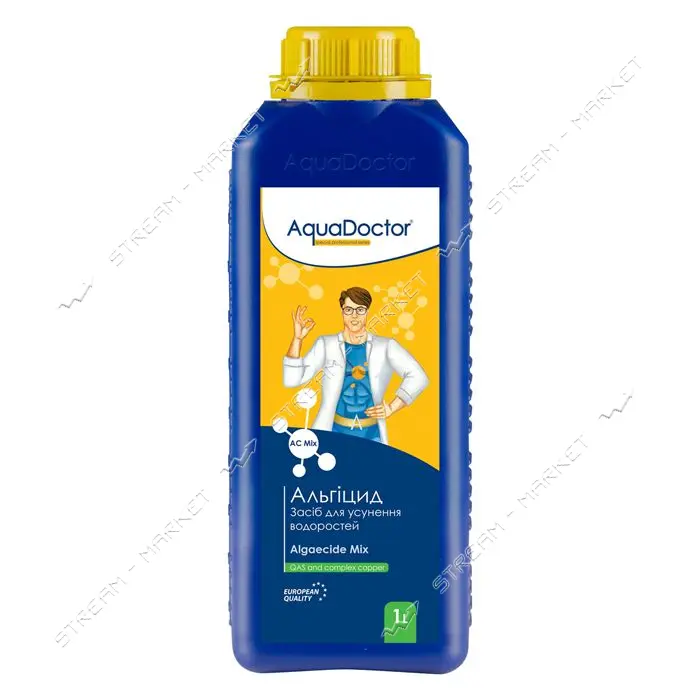 Средство для устранения водорослей AquaDOCTOR Альгицид MIX AC 1л медный купорос