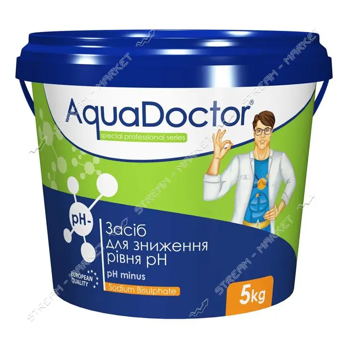Средство для снижения уровня pH AquaDOCTOR pH Minus 5кг