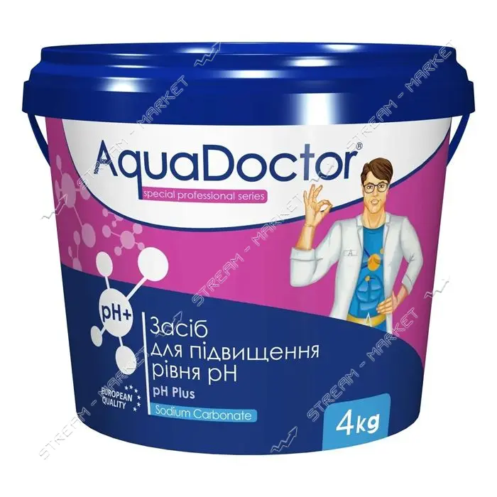 Средство для повышения уровня pH AquaDOCTOR pH Plus 4кг                                             