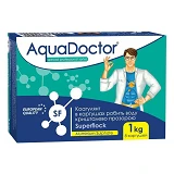 Коагулирующее средство длительного действия AquaDOCTOR SF Superflock 1кг 8шт                        