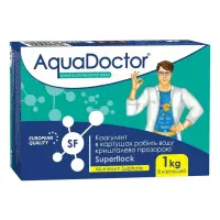 Коагулирующее средство длительного действия AquaDOCTOR SF Superflock 1кг 8шт                        