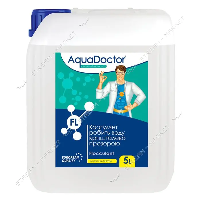 Коагулянт жидкое коагулирующее средство AquaDOCTOR FL 5л