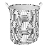Корзина Idea Home TC-38 круглая тканевая Geometry 35x45см                                           
