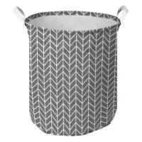 Корзина Idea Home TC-39 круглая тканевая Vector 40x50см                                             