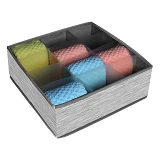 Органайзер Idea Home NP-120 ткань 12 ячеек Waves 30х30х10см