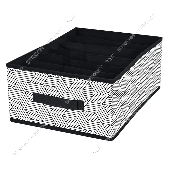 Органайзер Idea Home NP-255 ткань 6 ячеек Waves 42x30x17см