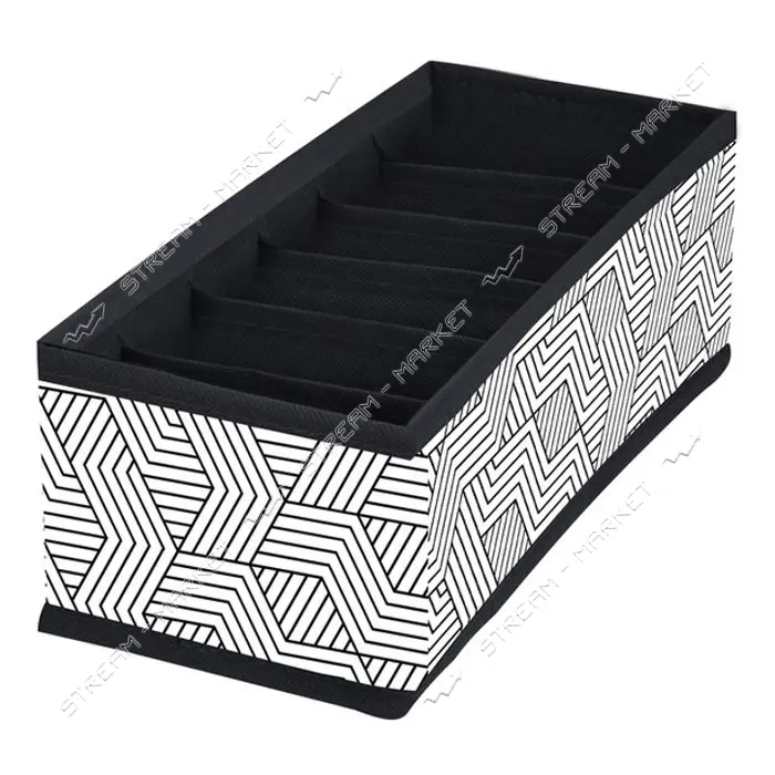 Органайзер Idea Home NP-813 ткань 6 ячеек Waves 32х16х10см