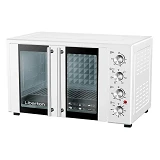 Электродуховка Liberton LEO-500 50л конвекция вертел подсветка White                                