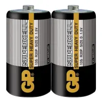 Батарейка GP Supercell сольова D/R20 великий бочонок 2шт                                            