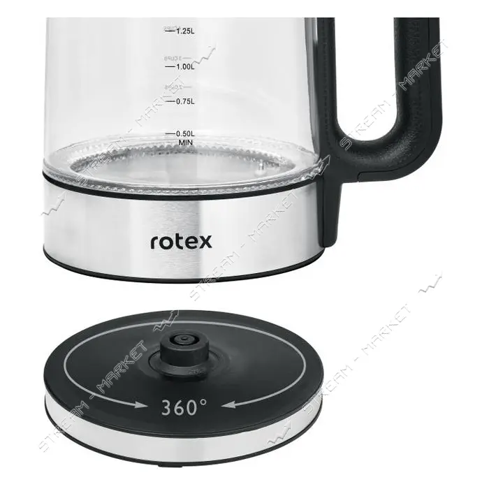 Электрочайник Rotex RKT85-GS Smart 2200Вт 1.7л стекло                                               