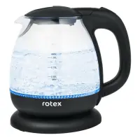 Электрочайник Rotex RKT80-B 1100Вт 1л стекло                                                        