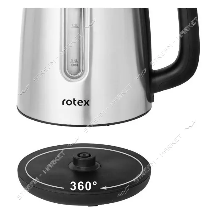 Электрочайник Rotex RKT75-S 1850-2200Вт 1.7л нержавейка