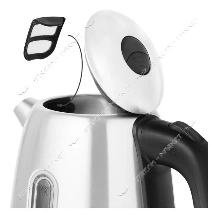 Электрочайник Rotex RKT76-RS 1850-2200Вт 1.7л нержавейка